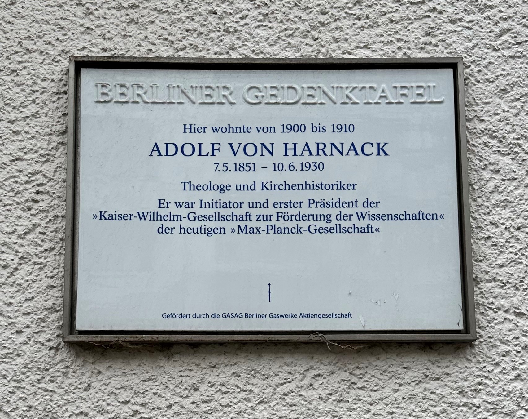 Berliner Gedenktafel in Charlottenburg-Wilmersdorf
Bild: René Powilleit